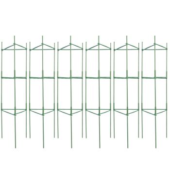 VEVOR 6 Packs Tomato Cages for Garden, 1230 mm Tomato Trellis Plant Stakes Support, Stackable Tall Plant Support Cage, for Raised Garden Bed, Vegetables Flowers and Climbing Plants