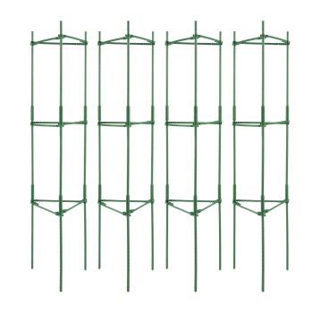 VEVOR 4 Packs Tomato Cages for Garden 1620 mm Tomato Plant Stakes Support Cage