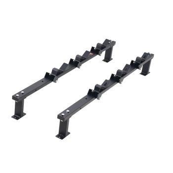 VEVOR 3-Place Weeder Trimmer Rack Holder for Open Landscape Trailer Lockable