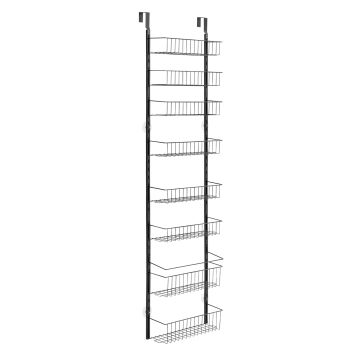 VEVOR 8-Tier Over the Door Pantry Organizer Hanging Storage Rack Adjustable