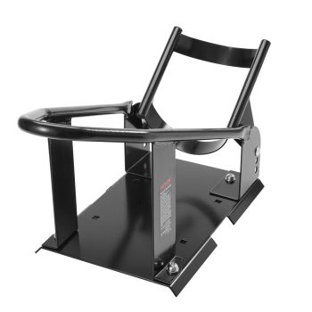 VEVOR Motorcycle Wheel Chock, 816.5 kg Capacity Wheel Cradle Holder, Heavy-duty Steel Motorcycle Front Wheel Stand with 3 Adjustable Holes, For 381-533.4 mm Off-Road Motorcycles, Standard Motorcycles