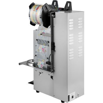 VEVOR Semi-automatic Cup Sealing Machine Cup Sealer Silver 300-500 Cups/Hour