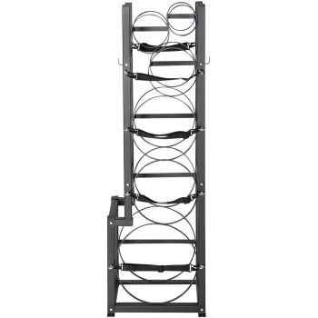VEVOR Refrigerant Tank Rack, with 1 x 50lb, 2 x 30lb and Other 3 Small Bottle Tanks, Cylinder Tank Rack 15.55x12.99x49.8 in, Refrigerant Cylinder Rack and Holders for Freon, Gases, Oxygen, Nitrogen