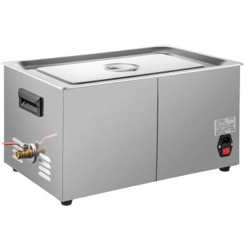 VEVOR Digital Ultrasonic Cleaner 30L Ultrasonic Cleaning Machine 40kHz Sonic Cleaner Machine 316 & 304 Stainless Steel Ultrasonic Cleaner Machine with Heater & Timer for Cleaning Jewelry Glasses Watch