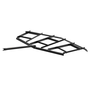 VEVOR Driveway Drag, 84" Width Tow Behind Drag Harrow, Q235 Steel Driveway Grader with Adjustable Bars, Support up to 50 lbs, Driveway Tractor Harrow for ATVs, UTVs, Garden Lawn Tractors