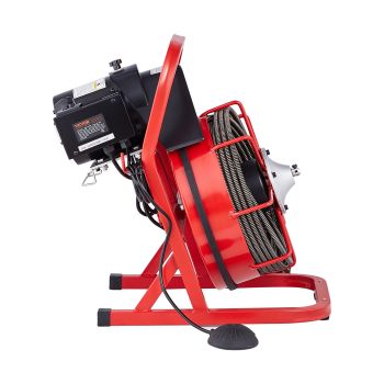 VEVOR Drain Cleaner Machine Drain Auger 75FT x 3/8 Inch Manual Feed & 4 Cutters