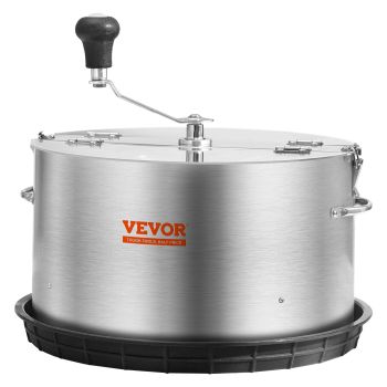 VEVOR Bud Leaf Trimmer, 39.5cm Stainless Steel Manual Bud Trimmer Machine, with Clear PET Cover for Visual Cutting, Hand Pruners Included, for Cutting Leaves, Buds, Flowers, Hydroponic Plants