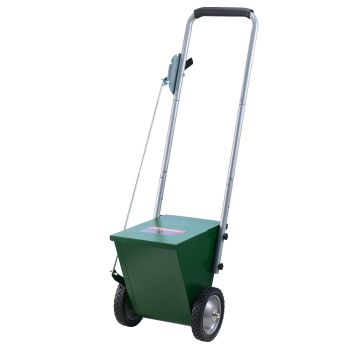 VEVOR Dry Line Marker 2-Wheel 50 or 100 mm Lines Heavy Duty Steel Chalker 11.3kg