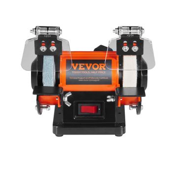 VEVOR Jewelry Polisher, Bench Grinder Polishing & Buffing Machine, 3590RPM Bench Lathe Polisher with 1 Wool Wheel & 1 Abrasive Fiber Wheel & 1 Grinding Wheel & 100pcs Tools