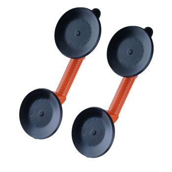 VEVOR Glass Suction Cup, 119 mm 2 Pack 150 kg Load Capacity, Vacuum Suction Cup with Aluminum Handle, Heavy Duty Industrial Suction Cup Lifter Tool for Glass, Granite, Tile, Metal, Wood Panel Lifting