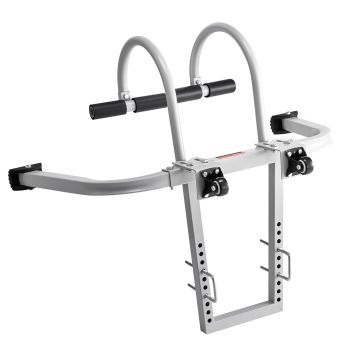 VEVOR Ladder Stabilizer, 2 in 1 Extension Wall Ladder Standoff Hook, Roof Ridge Ladder Accessories Both Horizontally and Vertically, Heavy-duty Steel Rubber Grip T-Bar, Quick Access to Steep Roofs