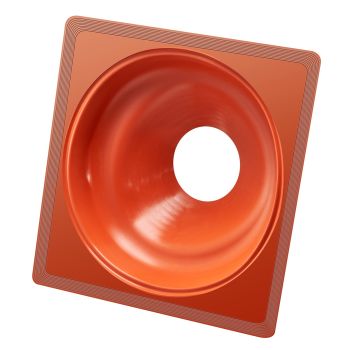 VEVOR 2 Pcs Metal Roof Pipe Flashing Boot Fit 170-355 mm Pipe High Temp Silicone