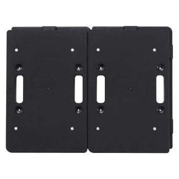 VEVOR Furniture Dolly, 500 lbs Capacity Each Count, Furniture Mover with Wheels, Portable Moving Rollers 4 Wheels Heavy Duty, Small Flat Dolly Cart with Interlocking for Heavy Furniture, 2 Pack, Black