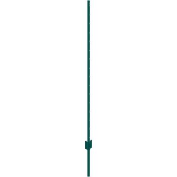 VEVOR 5 Feet Fence Post 10 Pack T-Post Heavy Duty Metal Fence Posts Green