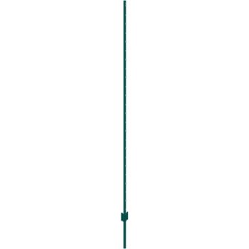 VEVOR 7 Feet Fence Post, 10 Pack U-Channel Heavy Duty Metal Fence Posts, Sturdy Steel Fence Stakes for Garden Yard, Lawn, Farms and Outdoor Wire Fencing, Green