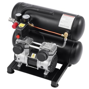 VEVOR Air Compressor Compact Portable Oil Free Compressor 18L 90 PSI