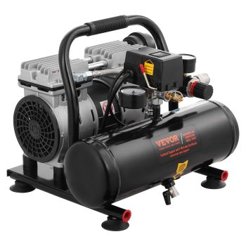 VEVOR Air Compressor Compact Portable Oil Free Compressor 4L 7bar
