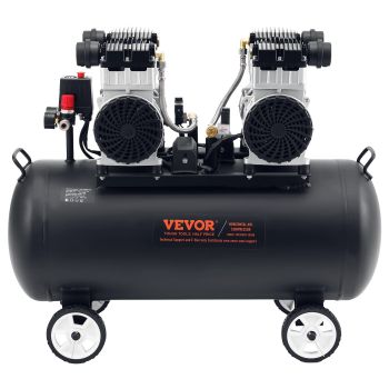 VEVOR Air Compressor Compact Portable Oil Free Compressor 75L 90 PSI
