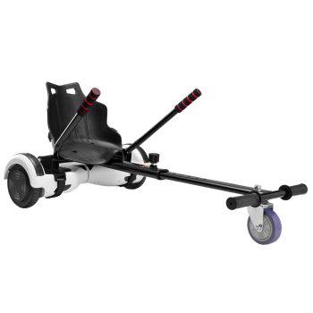 VEVOR Hoverboard Seat Attachment, Compatible with All 16.5cm20.3cm21.6cm25.4 Hoverboards,Grips Control,Adjustable Frame Length and 99.8 kg Load Capacity,Hover Board Go Karts Accessory,for Kids Adults