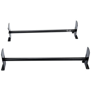 VEVOR 2 Bars Van Roof Ladder Rack 500 LBS Adjustable 35.8" to 57.5" Alloy Steel