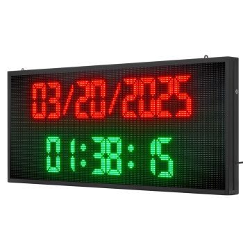 VEVOR Programmable LED Sign, P6 Full Color Flexible Digital Scrolling Panel, DIY Custom Text Pattern GIF Display Board, Bluetooth APP Control Message Shop Sign for Store Business Advertising, 40x18 in