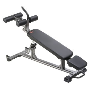VEVOR Sit Up Bench, Decline Ab Bench with Reverse Crunch Handle, with 4 Adjustable Height Settings, Heavy Duty Steel, 454 kg Capacity, for Home Gym Workouts, Strength Training, Full Body Muscles