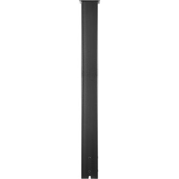 VEVOR Mailbox Post Stand Mail Box Post 43" Black Powder-Coated Steel for Outdoor