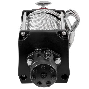 VEVOR Industrial Hydraulic Winch 9071kg, Hydraulic Anchor Winch with 24m Strong Steel Cable, Hydraulic Drive Winch Adapter Kit, Utility Winch with Mechanical Lock for Tacoma Yukon Hummer, etc.