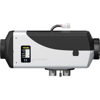 VEVOR 5KW Diesel Air Heater 10L Tank Diesel Heater 12V Diesel Parking Heater Muffler with LCD Thermostat and Remote Control for RV Bus Trailer Motor-home and Boats