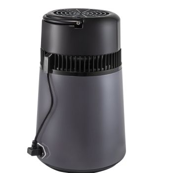 VEVOR Home Water Distiller Distilled Water Maker 4 L with Dual Temp Display Grey