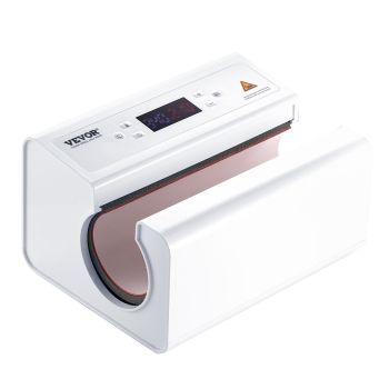 VEVOR Auto Tumbler Heat Press Machine 325-887 ml Sublimation Mug Heat Press White