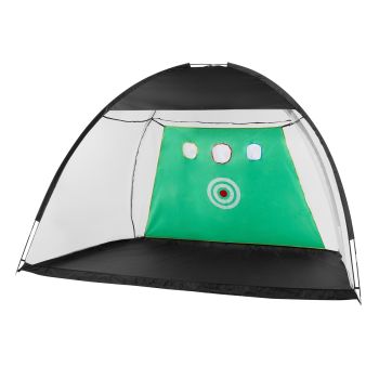 VEVOR Golf Net, 10x7ft All in 1 Practice Net, Indoor Outdoor Home Golf Swing Training, Golf Hitting Aid Net with Target/Turf Mats/Balls/Tee/Golf Club/Bag, for Backyard Driving Chipping, Gift for Men