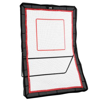 VEVOR Lacrosse Rebounder for Backyard, 5x7 Ft Volleyball Bounce Back Net, Pitchback Throwback Baseball Softball Return Training Screen, Adjustable Angle Shooting Practice Training Wall with Target