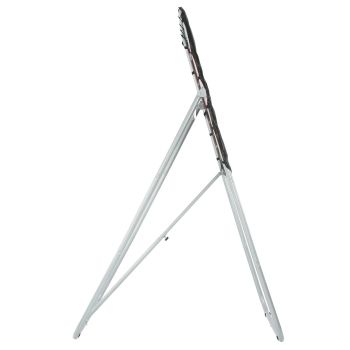 VEVOR Folding Lacrosse Rebounder for Backyard, 3x4 Ft Volleyball Bounce Back Net, Pitchback Throwback Baseball Softball Return Training Screen, Adjustable Angle Shooting Practice Training Wall, Black