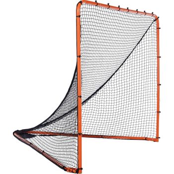 VEVOR Lacrosse Goal, 1.8mx1.8m Lacrosse Net, Folding Portable Backyard Lacrosse Training Equipment, Steel Frame Training Net, Quick & Easy Setup Lacrosse Goal, Perfect for Youth Adult Training, Orange