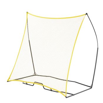 VEVOR 7x7FT Soccer Rebounder Portable Soccer Trainer Net with Portable Bag