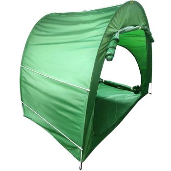 VEVOR Bike Cover Storage Tent, 420D Oxford Fabric Portable for 4 Bikes, Outdoor Waterproof Anti-Dust Bicycle Storage Shed, Heavy Duty for Bikes, Lawn Mower, and Garden Tools, with Carry Bag, Green