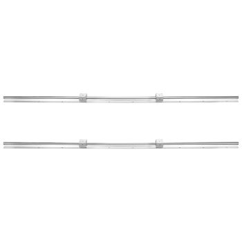 VEVOR Linear Guide Rail Set, SBR20 1500mm, 2 PCS 59 in/1500 mm SBR20 Guide Rails and 4 PCS SBR20UU Slide Blocks, Linear Rails and Bearings Kit for Automated Machines DIY Project CNC Router Machines