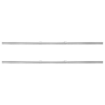 VEVOR Linear Guide Rail Set, SBR20 2200mm, 2 PCS 86.6 in/2200 mm SBR20 Guide Rails and 4 PCS SBR20UU Slide Blocks, Linear Rails and Bearings Kit for Automated Machines DIY Project CNC Router Machines