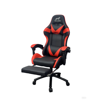 Gaming Chair With Headrest and Foot Rest - Pink