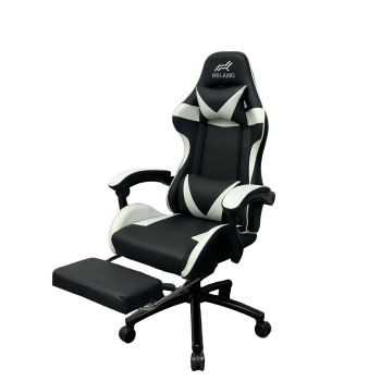 Gaming Chair With Headrest and Foot Rest - Red