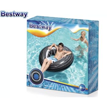 Bestway Inflatable 1.19m High Velocity Tire Tube Pool Float