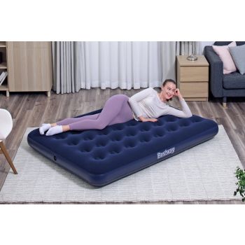 Bestway 1.91m x 1.37m x 22cm Air Mattress Full Inflatable Air Bed Indoor/Outdoor Heavy Duty Durable Camping