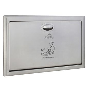 Recessed Baby Change Station - Stainless Steel