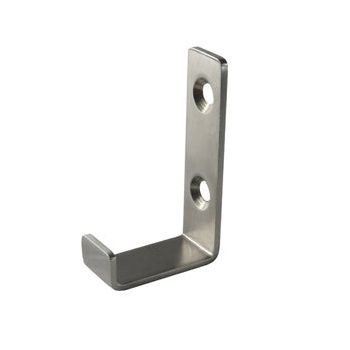 Satin SS Coat Hook Screw Fix 44mm Depth
