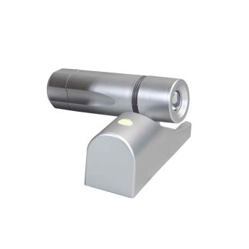 Wall Mounted Hotel Emergency Torch - Silver