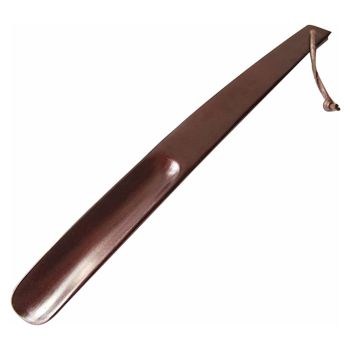 Shoe Horn - Brown Natural Wood