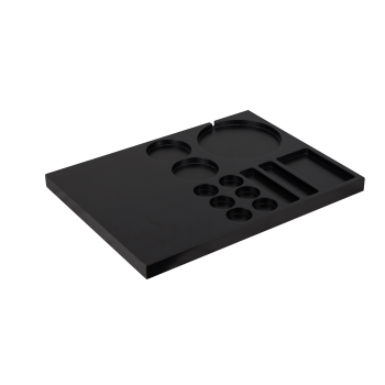 Beech Wood Kettle Tray - Black