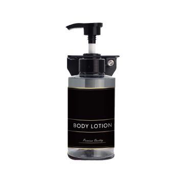 Liquid Soap Dispenser 300ml - Transparent Black