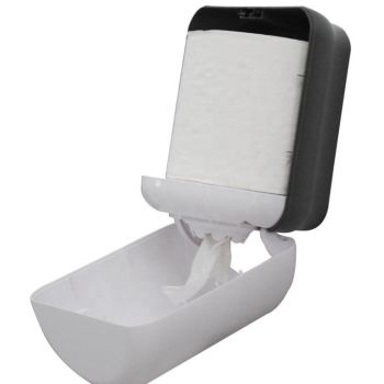 Center-Pull Paper Dispenser - White